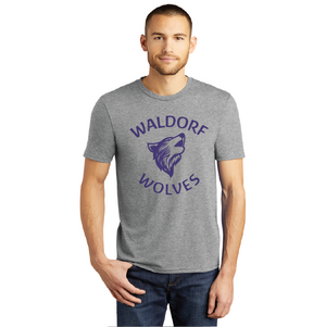 Waldorf Wolves Grey Triblend T