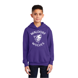 Waldorf Wolves Purple Hoodie